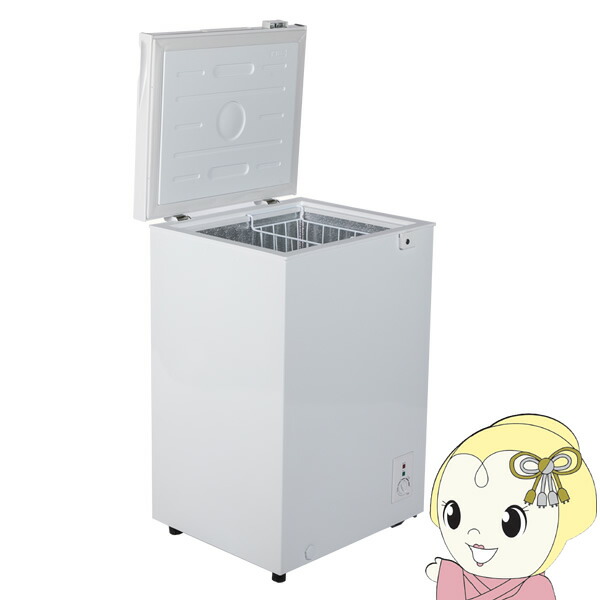 【4/15は期間限定ｸｰﾎﾟﾝ発行】【メーカー直送】冷凍庫 家庭用 99L 上開き 小型 静音 大容量 省エネ まとめ買い 冷凍食品 節電 白 ホワイト MAXZEN JF100ML01WH【KK9N0D18P】