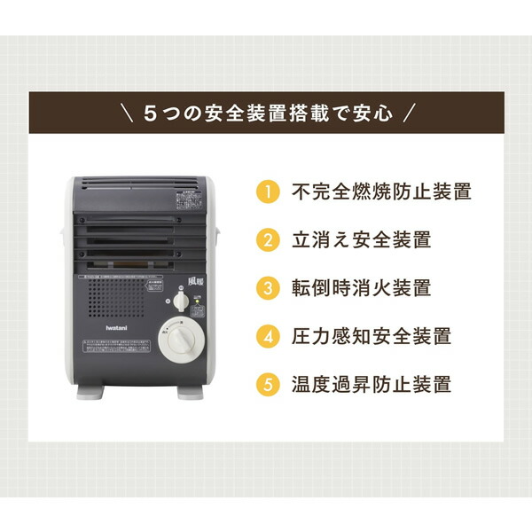 人気特価激安 予約 イワタニ カセットガス ファンヒーター 風暖 CB-GFH-5 fucoa.cl