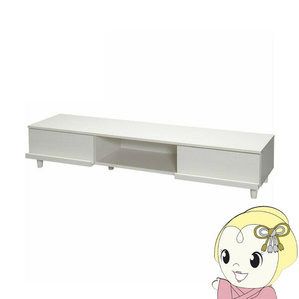 アイリスオーヤマ AVゲーム盤ボックス席印字機 象牙色 BAB-150A-W【KK9N0D18P】 収納家具-テレビ台・ローボード