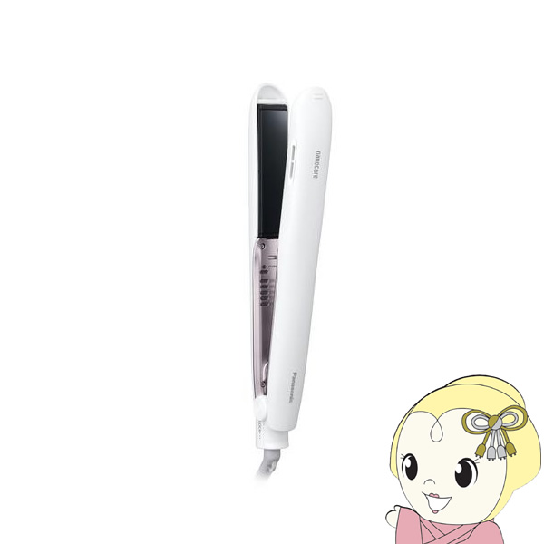 【在庫あり】Panasonic パナソニック ストレートアイロン ナノケア EH-HS9J-W ホワイト 新商品【KK9N0D18P】｜ぎおん店