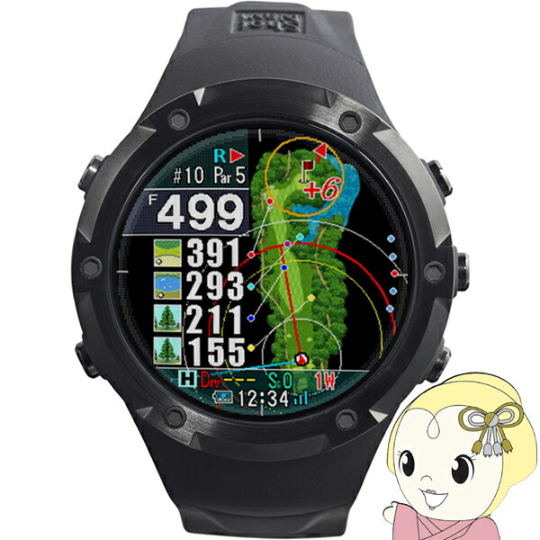 【6/10は継続期間押さえるｸｰﾎﾟﾝ振り出し】テクタイト Shot Navi ショットナビ Evolve PRO エボルブ 労働者階級 ウオッチ型GPSゴルフナビ 黒いこと EVOLVEPRO-BK【KK9N0D18P】