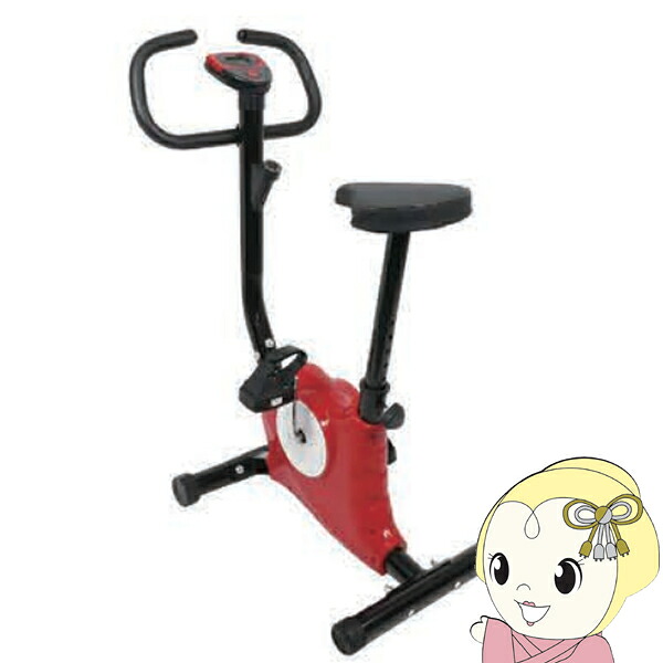 フィットネスバイク ベルトタイプ YS-1902トレーニングバイク エクササイズバイク 有酸素運動 ルームバイク レッド【KK9N0D18P】