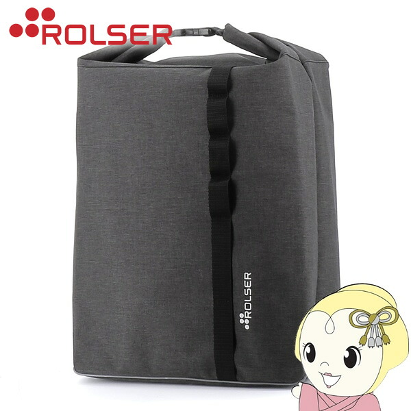 【4/15は期間限定ｸｰﾎﾟﾝ発行】ROLSER ロルサー NS ROLL TOP BAG ロールトップバッグ ツイードBK ブラック RS-10RT【KK9N0D18P】
