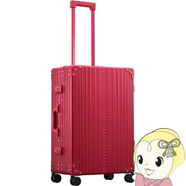 NEO KEEPR ネオキーパー アルミ スーツケース キャリーケース キャリーバッグ フレームタイプ 60L TSAロック 4輪 レッド【KK9N0D18P】
