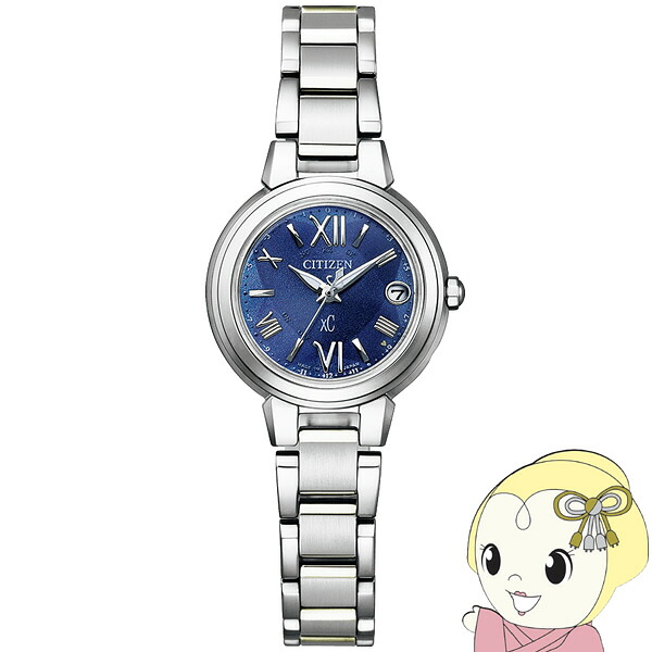 腕時計 クロスシー basic collection エコ・ドライブ電波時計 Happy Flight ES9430-54L レディース シルバー Citizen シチズン【KK9N0D18P】