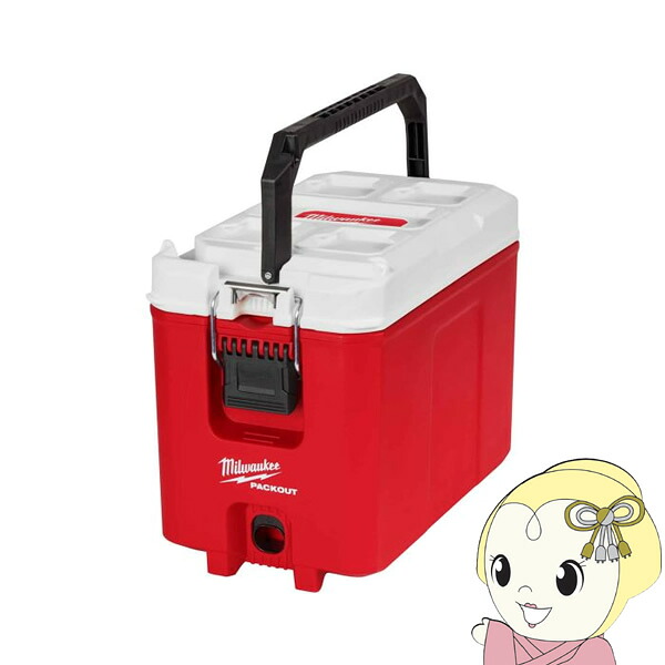 【ｴﾝﾄﾘｰで当店全品最大P5倍 7/19 20時～7/26 1:59迄】【在庫あり】クーラーボックス 容量15L ミルウォーキー Milwaukee PACKOUT パックアウト 頑丈 プロ仕様 工具箱 アウトドア 48-22-8460【KK9N0D18P】｜ぎおん店