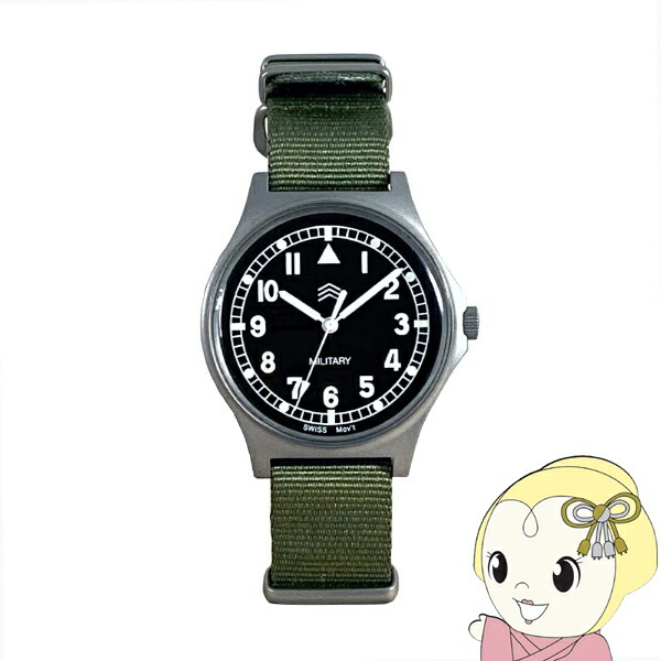 腕時計 NAVAL WATCH Naval military watch Royal Army Type アナログ オリーブグリーンベルト MIL.-03【KK9N0D18P】