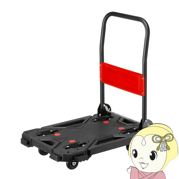 【4/18限定 ﾀﾞｲﾔﾓﾝﾄﾞ会員ならｴﾝﾄﾘｰで当店全品最大P8倍】取っ手つき台車 サンワサプライ（大）CART-FA7HBK【KK9N0D18P】 9,086円