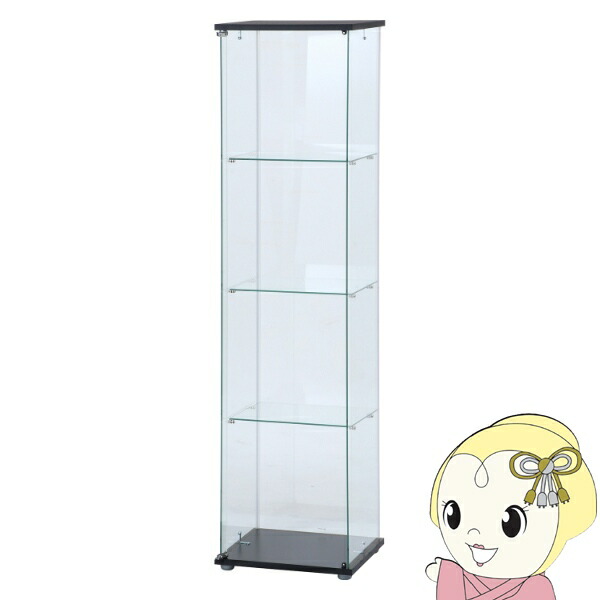 【ブラック】コレクションケース 4段 幅42.5×奥行36.5×高120cm 楽天市場】ガラスコレクションケース ブラック 4段 幅42.5cm