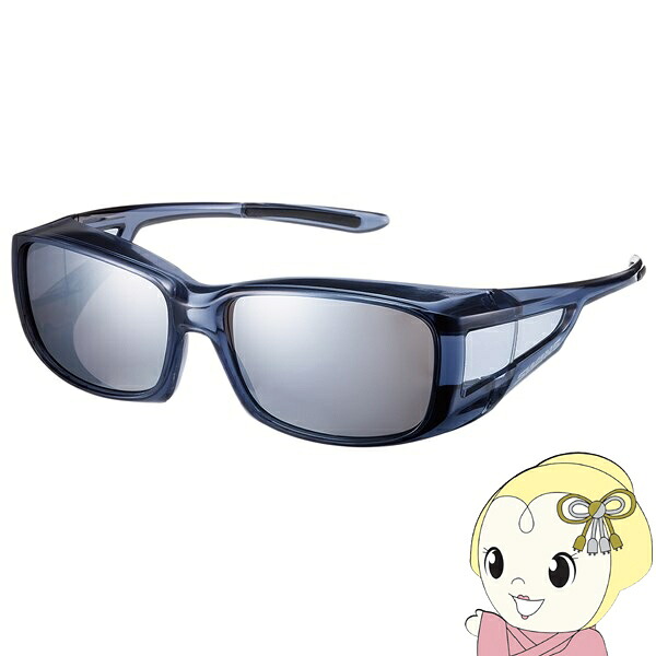 【4/18限定 ﾀﾞｲﾔﾓﾝﾄﾞ会員ならｴﾝﾄﾘｰで当店全品最大P8倍】サングラス SWANS スワンズ オーバーグラス メガネの上に装着可能 偏光ミラーレンズモデル クリアスモーク/シルバー OG4-0751 SCLA【KK9N0D18P】