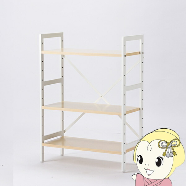 【4/18限定 ﾀﾞｲﾔﾓﾝﾄﾞ会員ならｴﾝﾄﾘｰで当店全品最大P8倍】オープンラック オープンシェルフ スチールラック 3段 幅62 高さ108 スリム 書類収納 オフィス収納 北欧 おしゃれ 書類棚 本棚 コミック棚【KK9N0D18P】