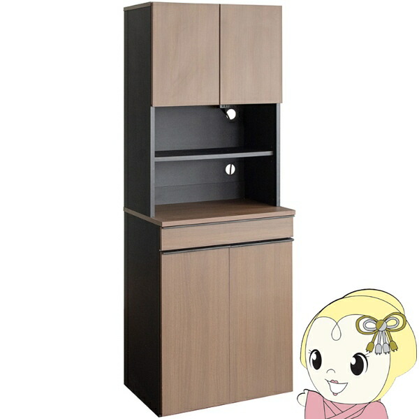 キッチンラック 分別ドロワーダストボックス 45L×2 ブラウン ダストボックス キッチンペール ごみ箱 ゴミ箱 おしゃれ ゴミ箱付きラック【KK9N0D18P】