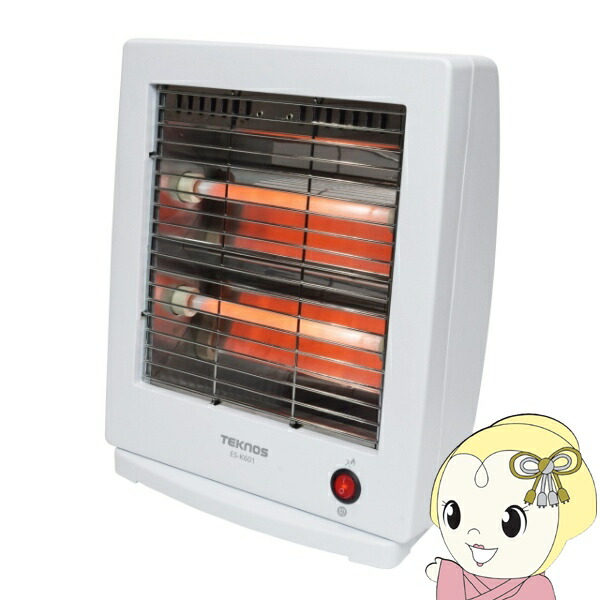 楽天市場】【在庫あり】石英管電気ストーブTEKNOS テクノス 600W ES