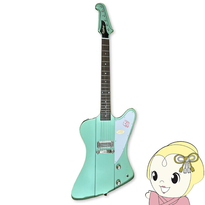 【在庫僅少】エレキギター Epiphone エピフォン Inspired by Gibson Custom 1963 Firebird I Inverness Green ファイヤーバード【KK9N0D18P】｜ぎおん店