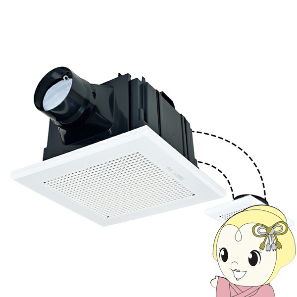 換気ファン 三菱電機 上昇限度埋込形換気ファン 2お部屋用低騒々しい音形 導管用換気ファン VD-15ZFC14【KK9N0D18P】 ビルトインキッチン家電-換気扇・レンジフード-花・ガーデン・DIY