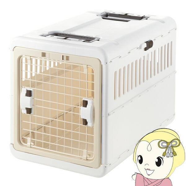 【4/15は期間限定クーポン発行】リッチェル キャンピングキャリー 折り畳み L 超小型犬~中型犬用 / 超小型犬 小型犬 中型犬 体重目安~20kg アイボリー 059938【KK9N0D18P】