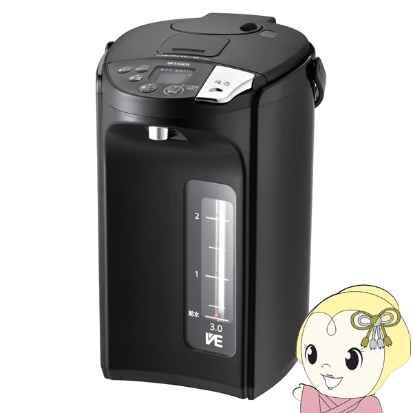 蒸気船受け答えVE灯かりまほうびん TIGER 虎 3.0L アーバンブラック 蒸気船受け答えとく子さん PIS-G300-KE【KK9N0D18P】