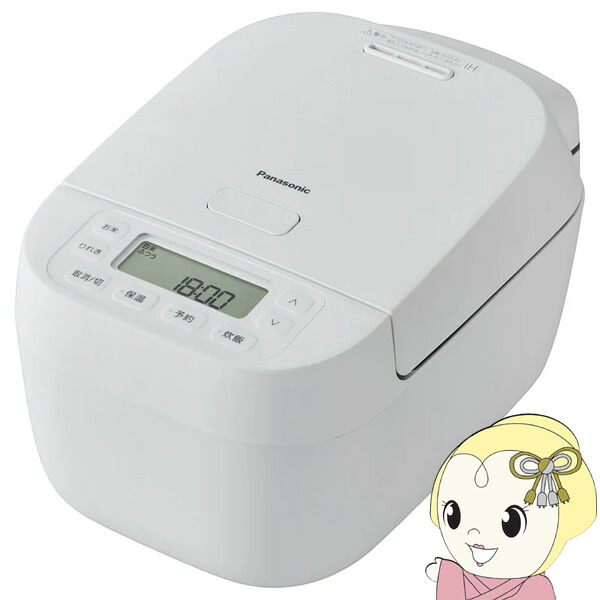 炊飯器 Panasonic パナソニック IHジャー炊飯器 5.5合炊き ホワイト SR-N210D【KK9N0D18P】