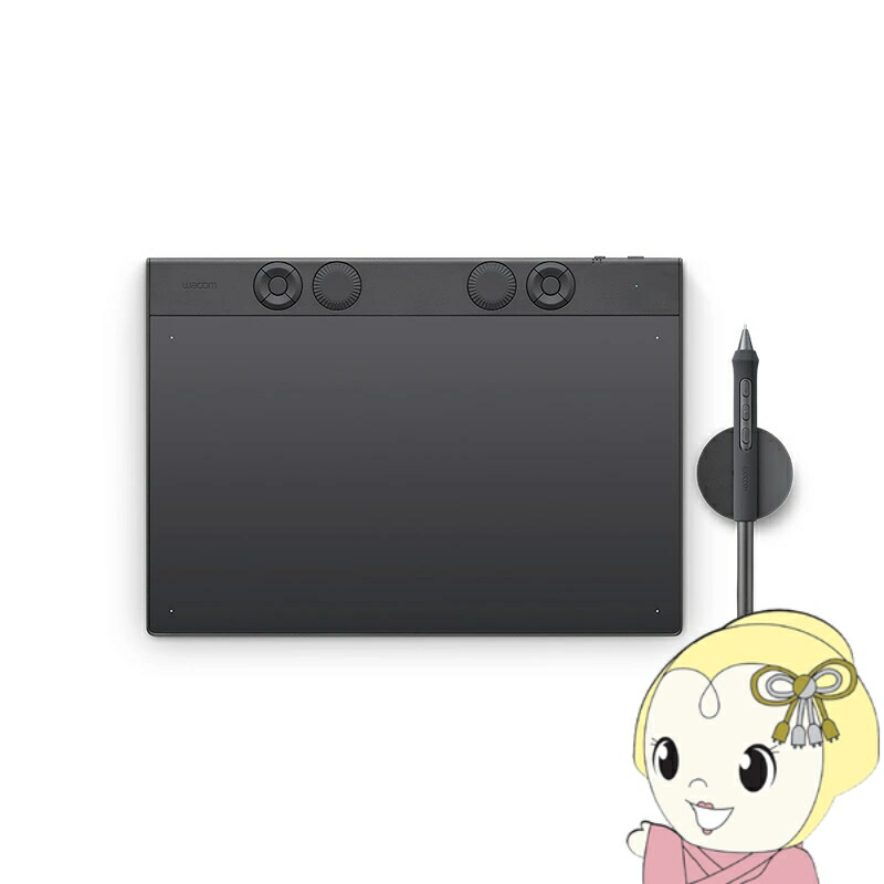 ワコム Wacom Intuos Pro Medium PTK670K0C ペンタブレット ペンタブ【KK9N0D18P】