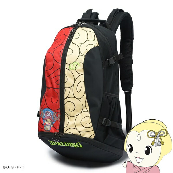 【在庫あり】リュック スポルディング ケイジャー ワンピース ヒトヒトの実 40-007PH バスケリュック SPALDING CAGER ONE PIECE【KK9N0D18P】