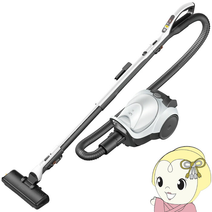 【4/15は期間限定ｸｰﾎﾟﾝ発行】掃除機 三菱 MITSUBISHI 紙パック式クリーナー Be-K コード式 自走式パワーブラシ クールシルバー TC-FM2F-S【KK9N0D18P】