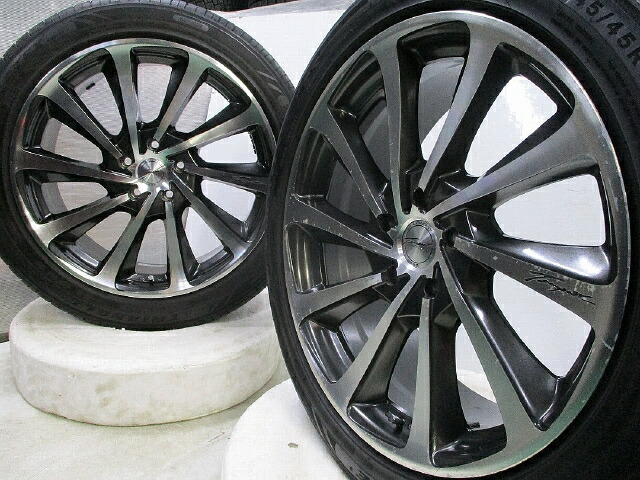 【中古ホイール 19インチ ＆ 中古タイヤ 245/45R19】【中古ホイール 19インチ ＆ 中古タイヤ 245/45R19】 ハリアー エクストレイル RAV4