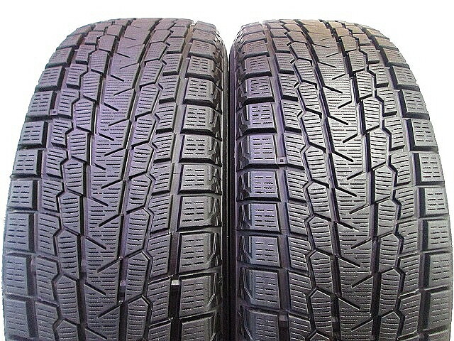 【中古スタッドレスタイヤ 225/60R18 2本】【ヨコハマ ice GUARD SUV G075】 CX-5 CX-8 エクストレイル(32系) レガシィアウトバック CR-V