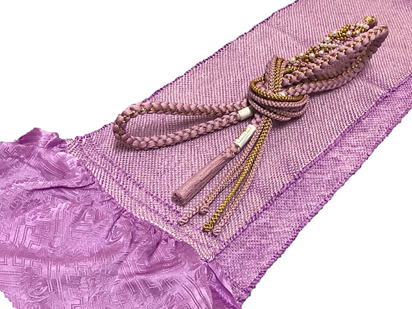 超目玉 振袖用 帯揚げ帯締めセット 薄紫色系 W No 16帯締め 正絹 パール調飾り付 帯揚げ 正絹 絞り振袖小物 レビューで送料無料 Sunbirdsacco Com