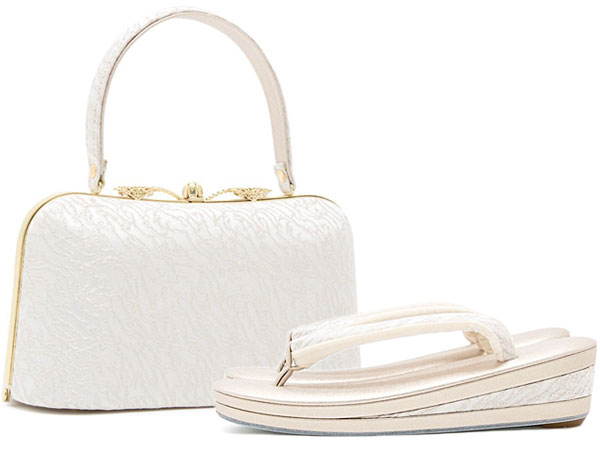 楽天市場】草履バッグセット ローブデコルテ I シルバー Mサイズ 夢衣