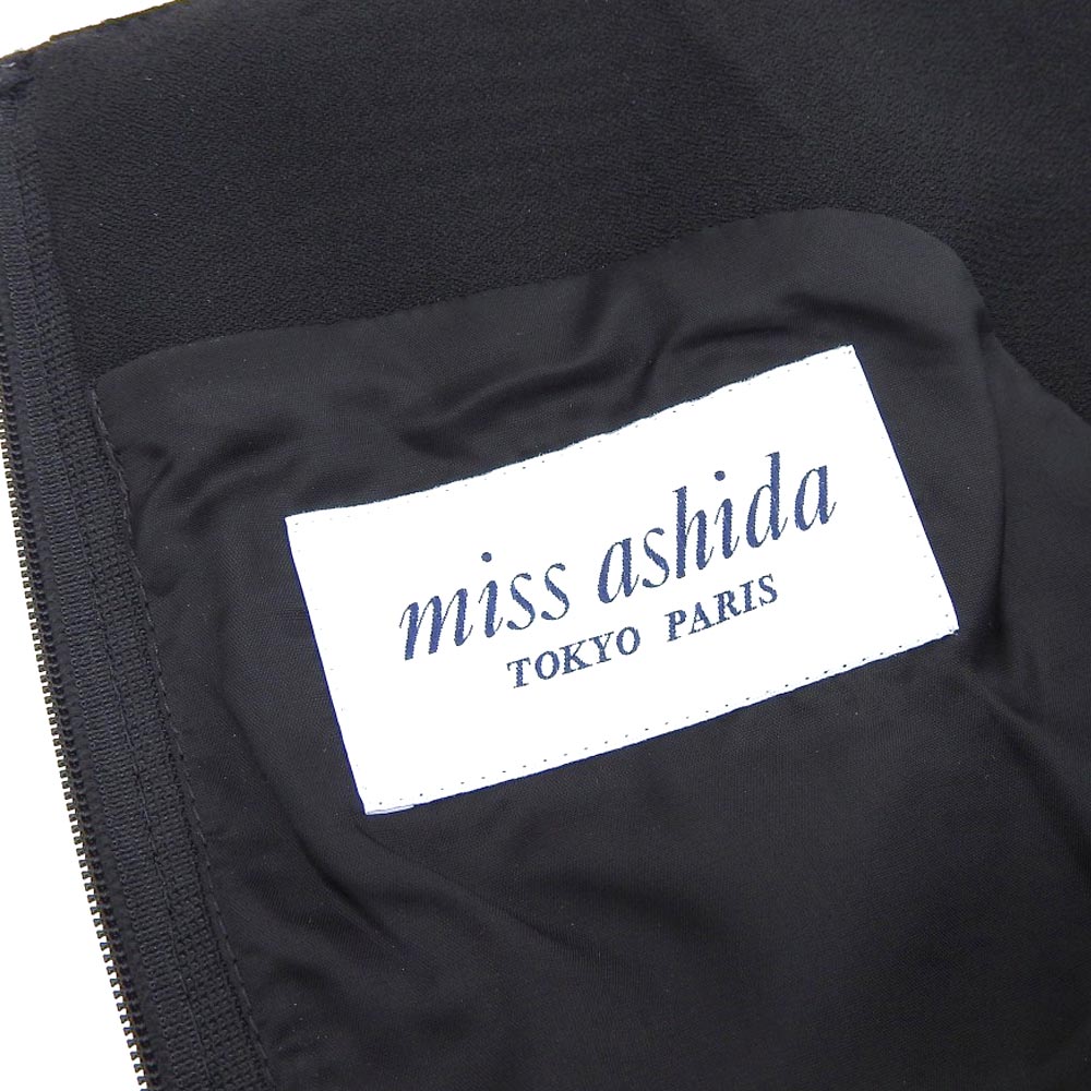 楽天市場 楽天スーパーセール 中古 美品 Miss Ashida ミスアシダ 現行タグ ラメ糸織り込み ドッキングワンピース 7 With Trading