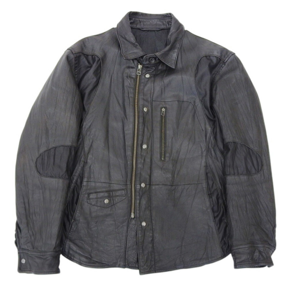 希少 ISSEY MIYAKE 2WAY ボンディング ライダースジャケット 216422-02.jpg