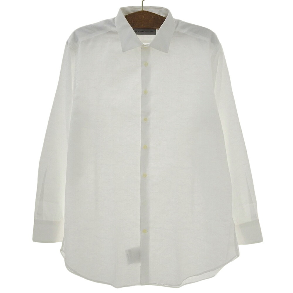 楽天市場】古着 未使用 ETRO エトロ イタリア製 シルク 総柄 長袖