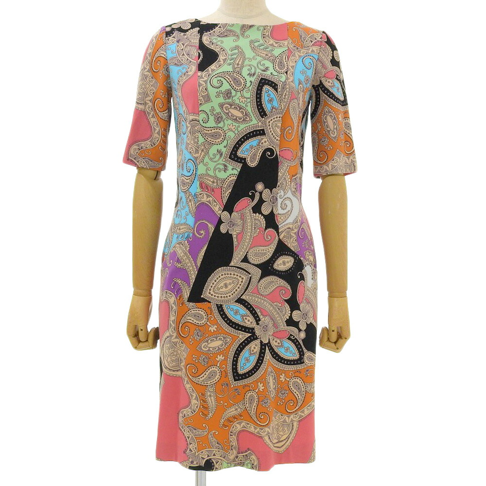 楽天市場】ETRO エトロ ワンピース 良好 サイズ:38 マルチカラー