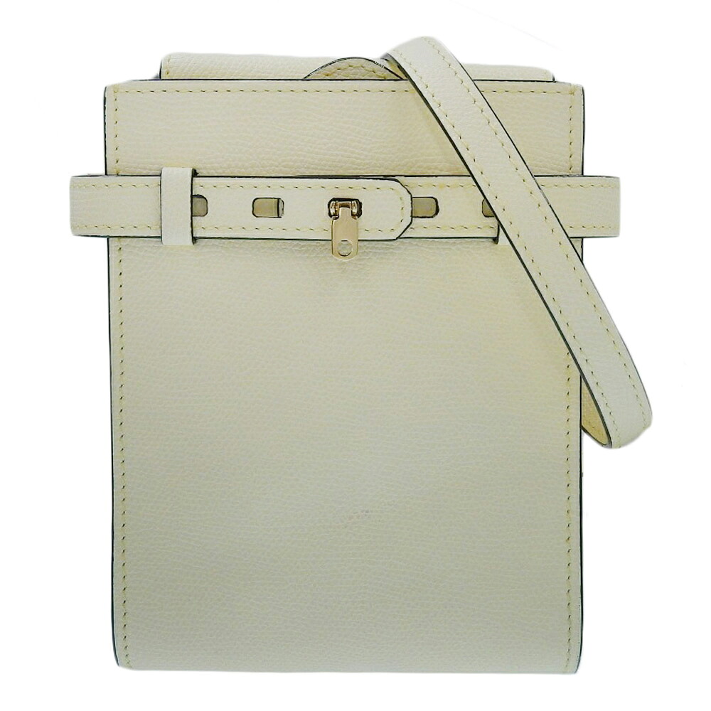 【中古】 超美品 ヴァレクストラ Valextra 2022年 Brera ブレラ B tracolina slim レザー ショルダー クロスボディバッグ レディース 22AW ほぼ未使用