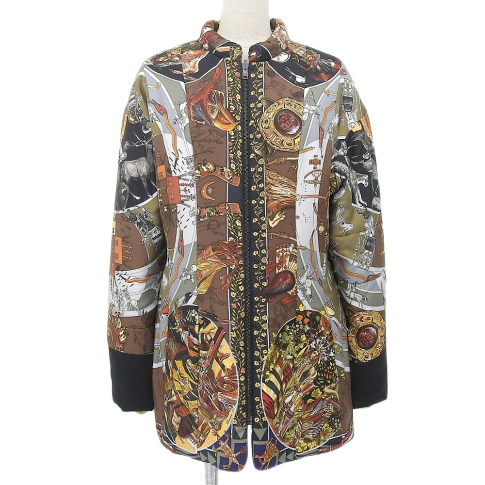 ☆エルメス HERMES シルクジャケット マルジェラ期 リバーシブル HERMES／エルメス】マルジェラ期のリバーシブル総シルクブルゾンのご