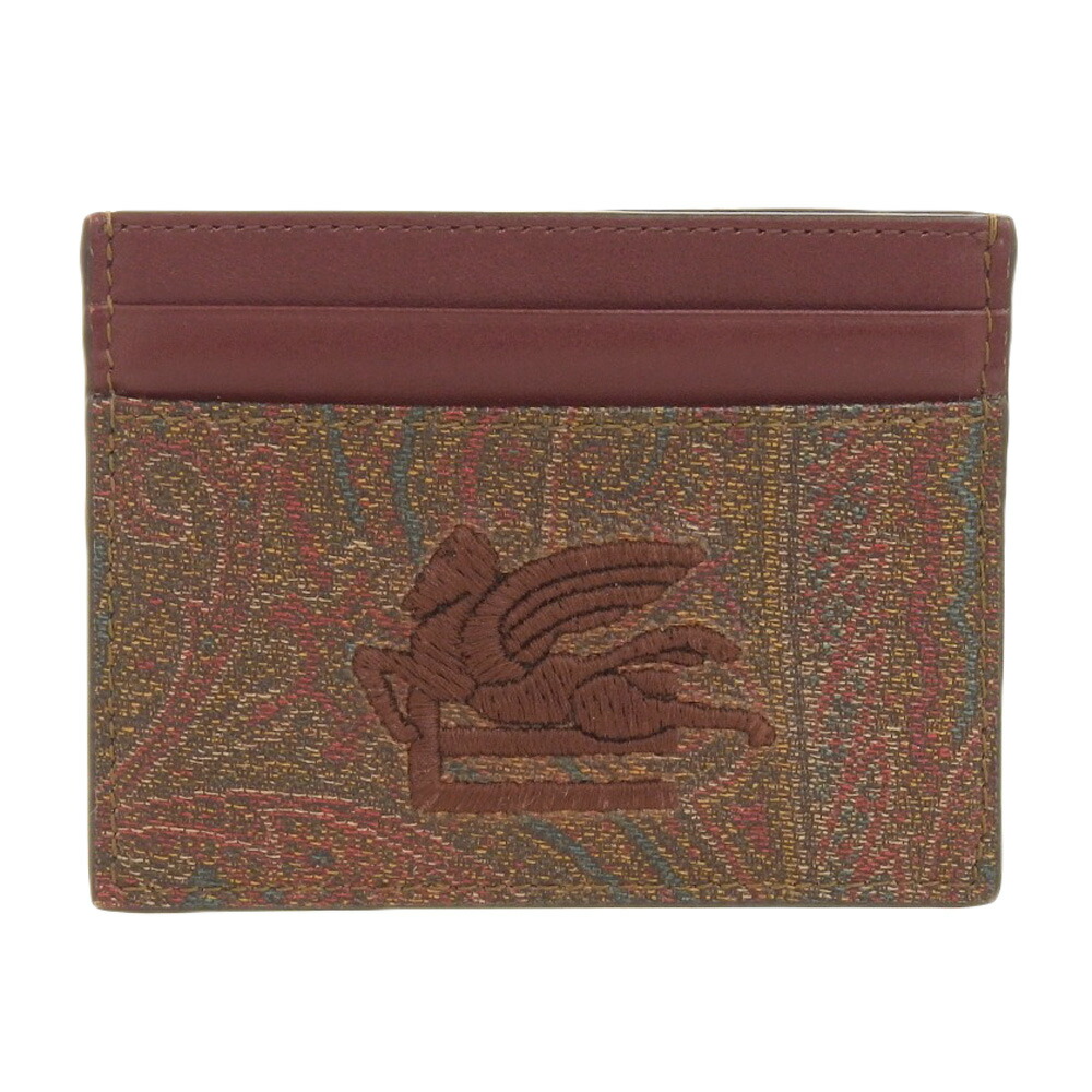【★完売必至★】ETRO ☆ ペイズリー カードホルダー 楽天市場】【緑屋質屋】エトロ 1I451 ペイズリー カードホルダー