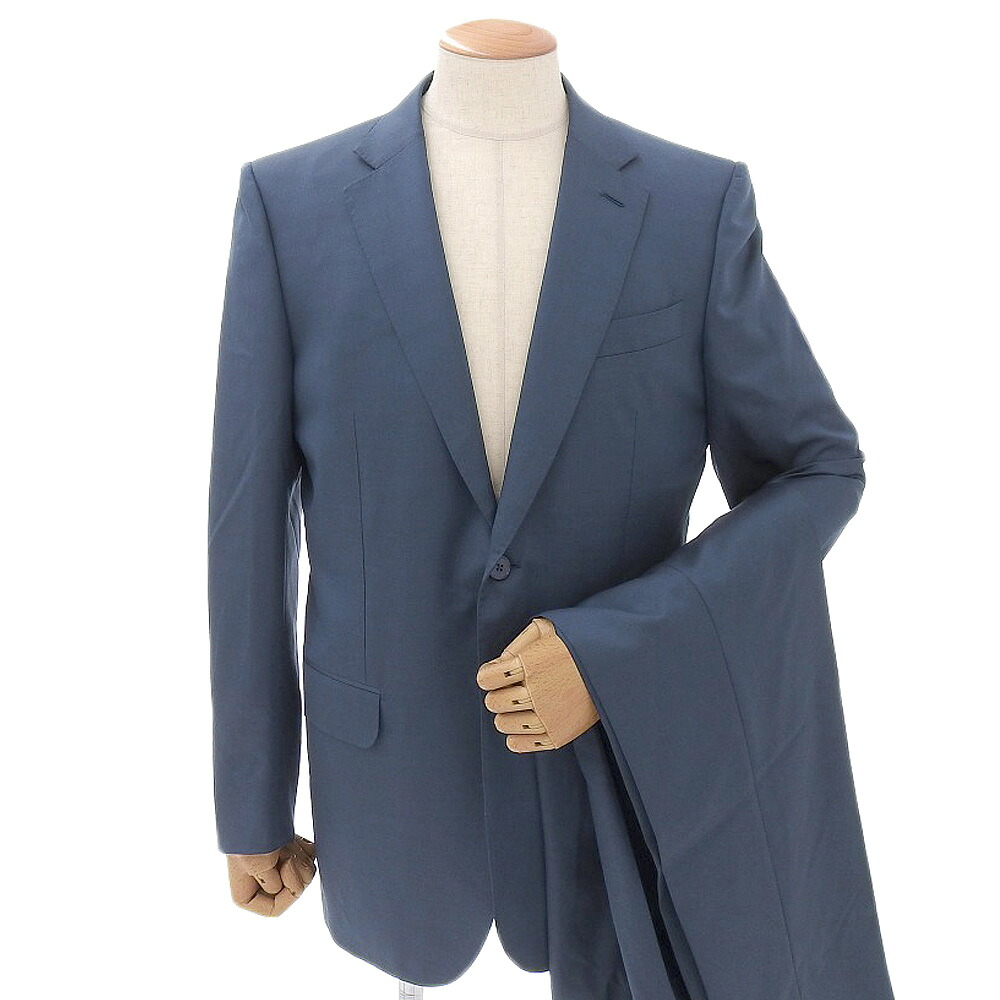 百貨店大売り出し！【中古】超美品 付け届け売りわたす商いもの Centoventimila ”120000” 超極細番手 SU MISURA 2つ名取り草 背広 50 通貨価値941600円