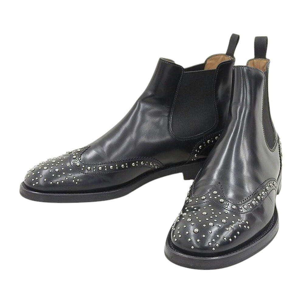 Church’s チャーチ ニラ　スタッズ　サイドゴアブーツ 黒　37 美品 楽天市場】Church's チャーチ NIRAH スタッズ装飾サイドゴア