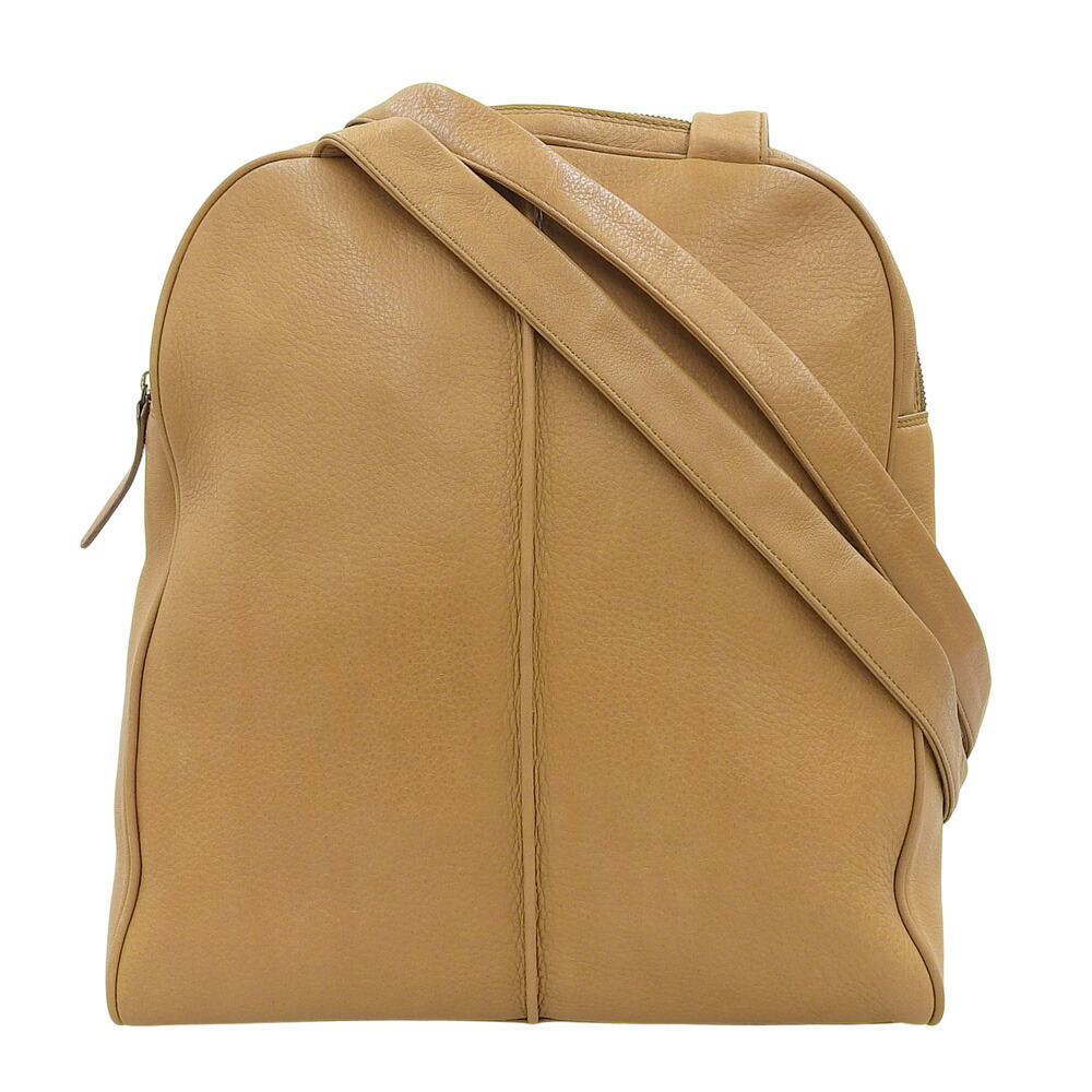 ジルサンダー　レザー　 ボストンバッグ ベージュ ジルサンダー レザー ボストンバッグ ベージュ ジルサンダー レザー