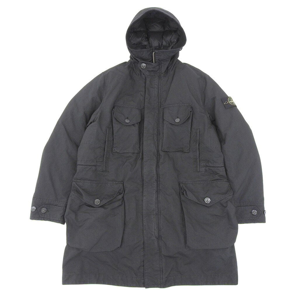 ストーンアイランド モッズコート ダウン L 楽天市場】【中古】STONE ISLANDDavid TC Long Parka ライナー付