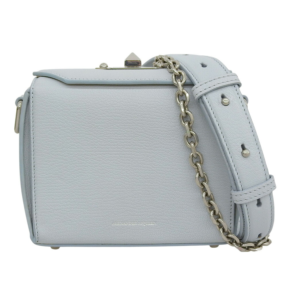【美品】アレキサンダーマックイーン ショルダーバッグ スタッズ 2way レザー アレキサンダーマックイーン/ショルダーバッグ/ジュエルドサッチェル