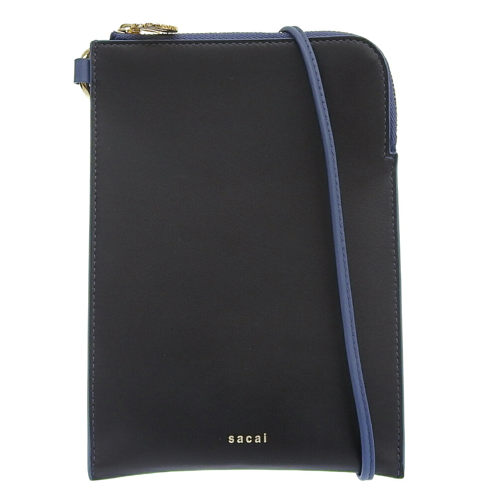 百貨店大売り出し！【中古】箱付未当て嵌める 付け届け商いもの S138-02 Bicolor Mobile Ponch なめし革 2way 肩先 クラッチペダル クロスボディバッグ レディース 必要経費66000円