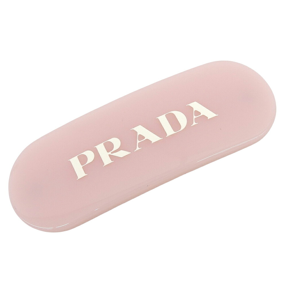 楽天市場】【中古】 PRADA プラダ バレッタ メタルトライアングル