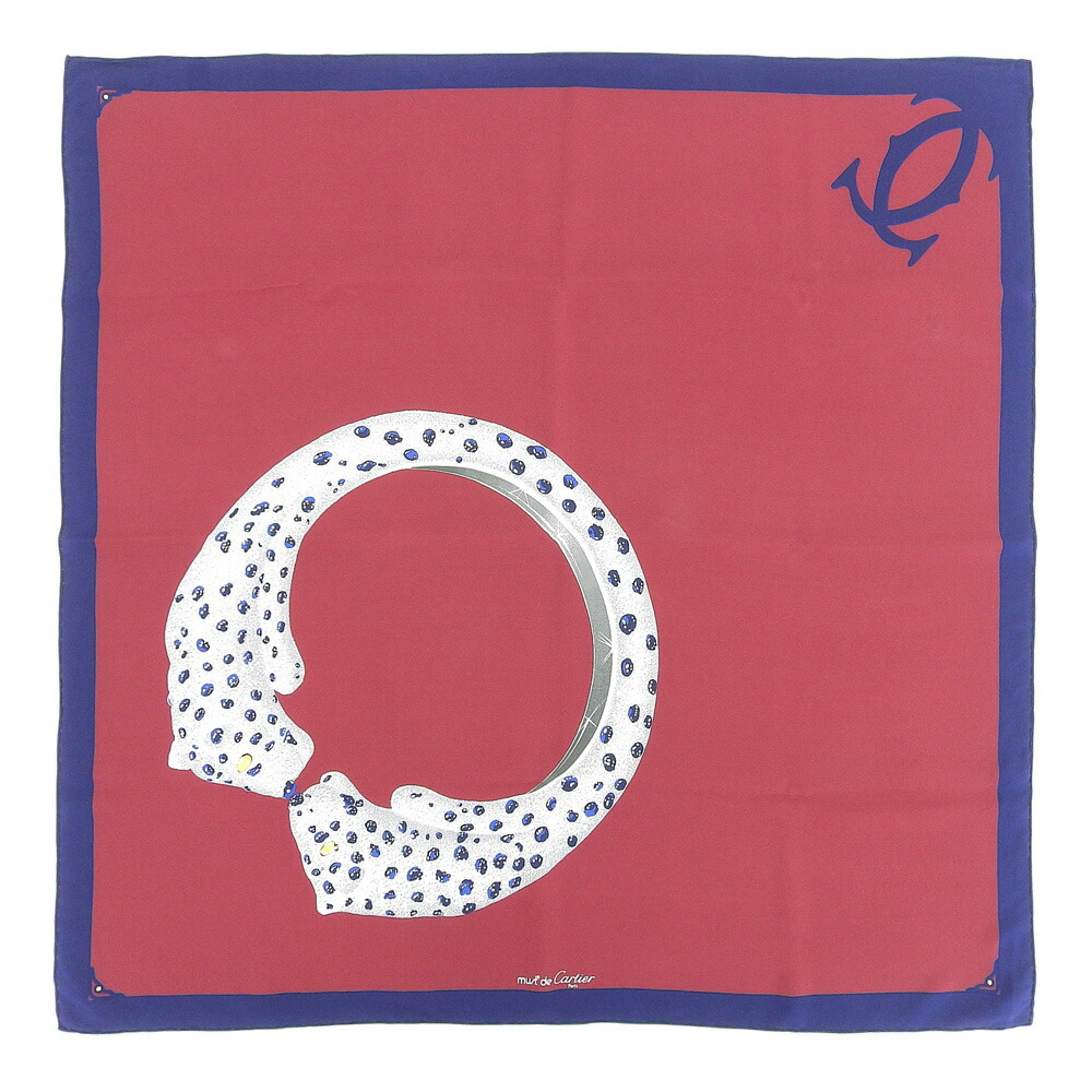 楽天市場】【中古】カルティエ マスト ドゥ スカーフ シルク100