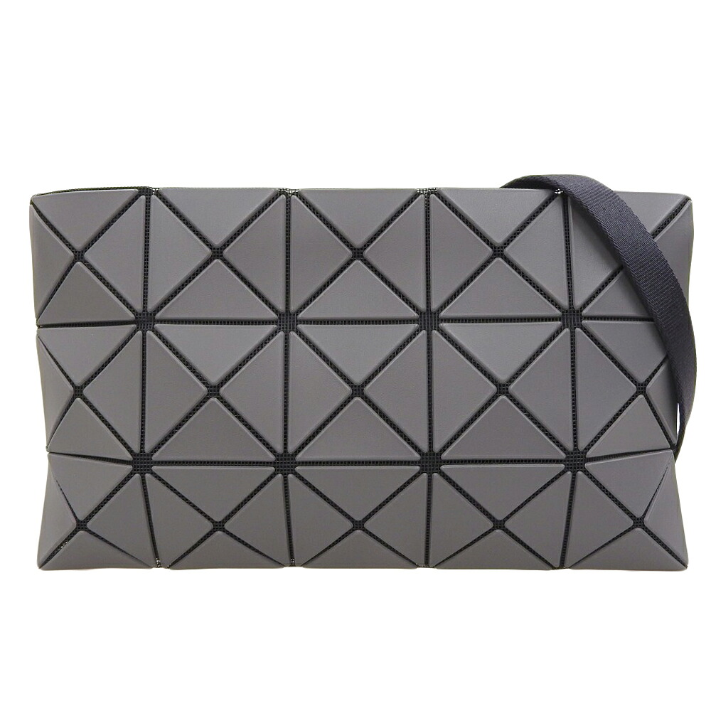 新着【中古】 未使用タグ付 バオバオ イッセイミヤケ BAO BAO ISSEY MIYAKE 2025 AG687 ルーセントマット ショルダーバッグ グレー