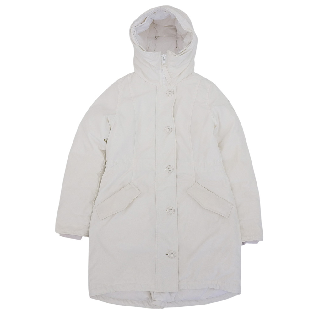 新着【中古】 美品 カナダグース CANADA GOOSE 2580W1 ROSSCLAIR ロスクレア ダウン パーカー ダウンコート サイズ XS ホワイト 定価230000円