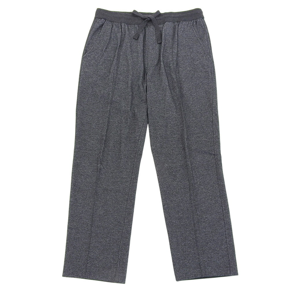 新着【中古】 超美品 ブリオーニ Brioni カシミヤ コットン ドローストリング イージーパンツ サイズL チャコール ほぼ未使用 メンズ