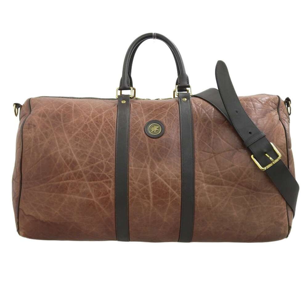 楽天市場】ハンティングワールド ボストンバッグ バチューレザー