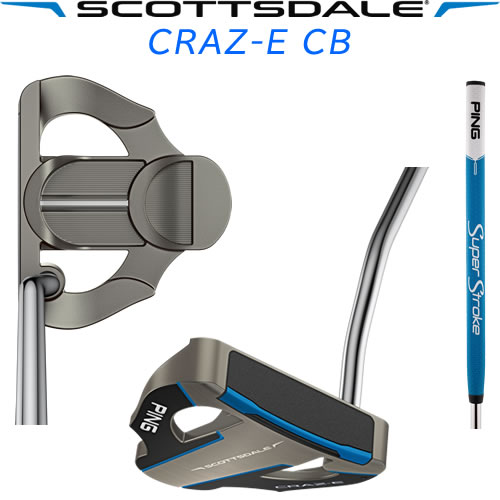 ピン スコッツデール　TR CRAZ-E パター 　ネオマレットタイプ ピン PING スコッツデール クレイジー パター Scottsdale TR