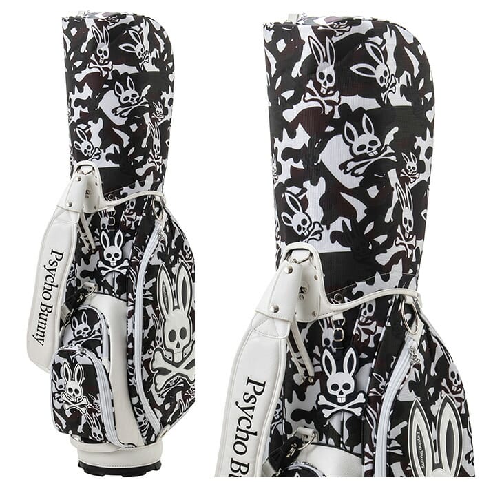 サイコバニー Psycho Bunny PBMG3SC2 CAMO キャディバッグ 9インチ